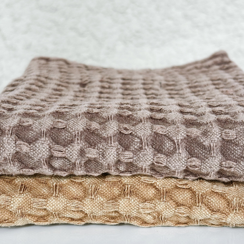 FOLDED WAFFLE KNIT DISH TOWEL
