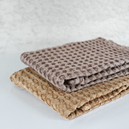 FOLDED WAFFLE TEA TOWEL
