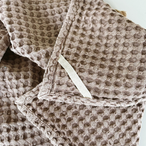 BACK OF WAFFLE KNIT DISH TOWEL