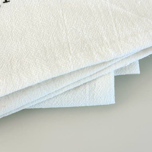 CLOSE UP OF A TEA TOWEL