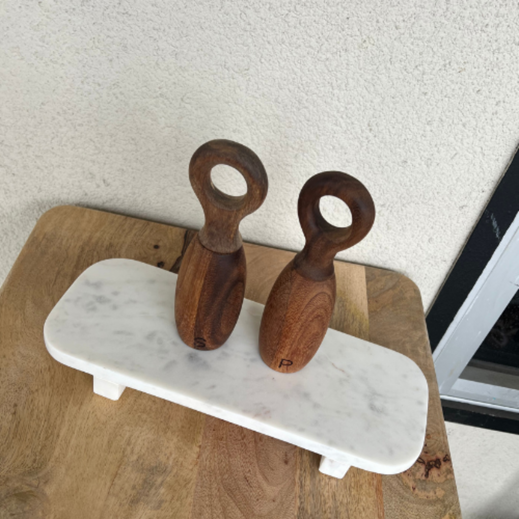 Acacia Wood Salt and Pepper Mills