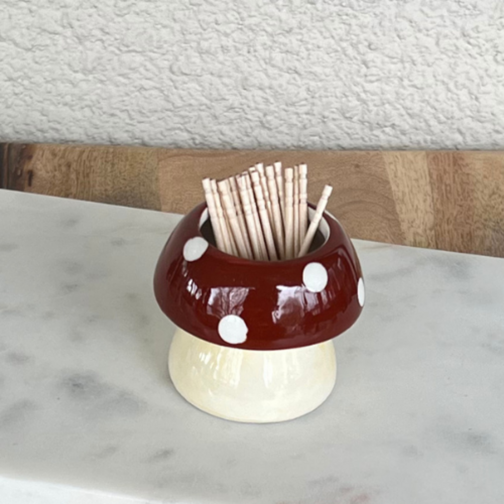 Mushroom-Shaped Toothpick Holder