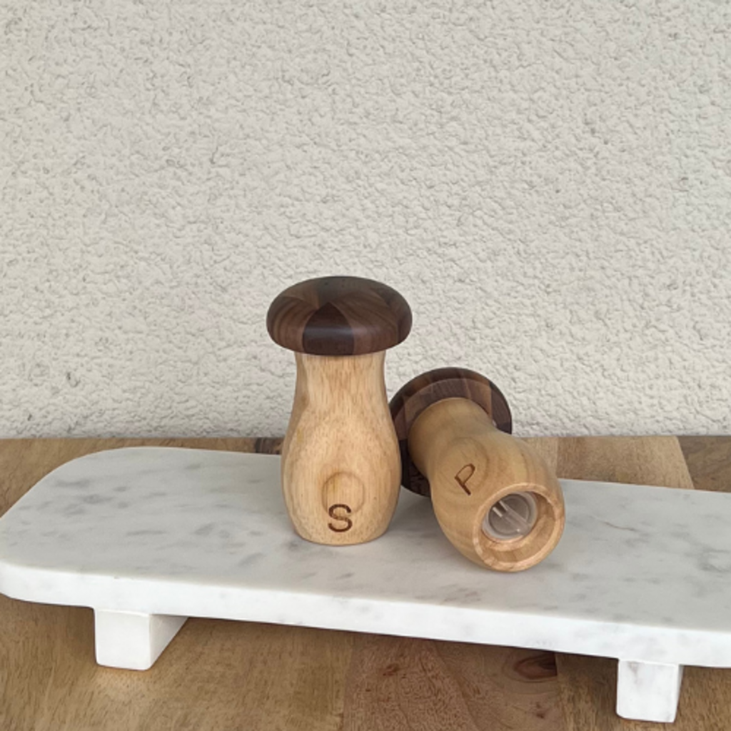 Mushroom-shaped Salt and Pepper Shakers