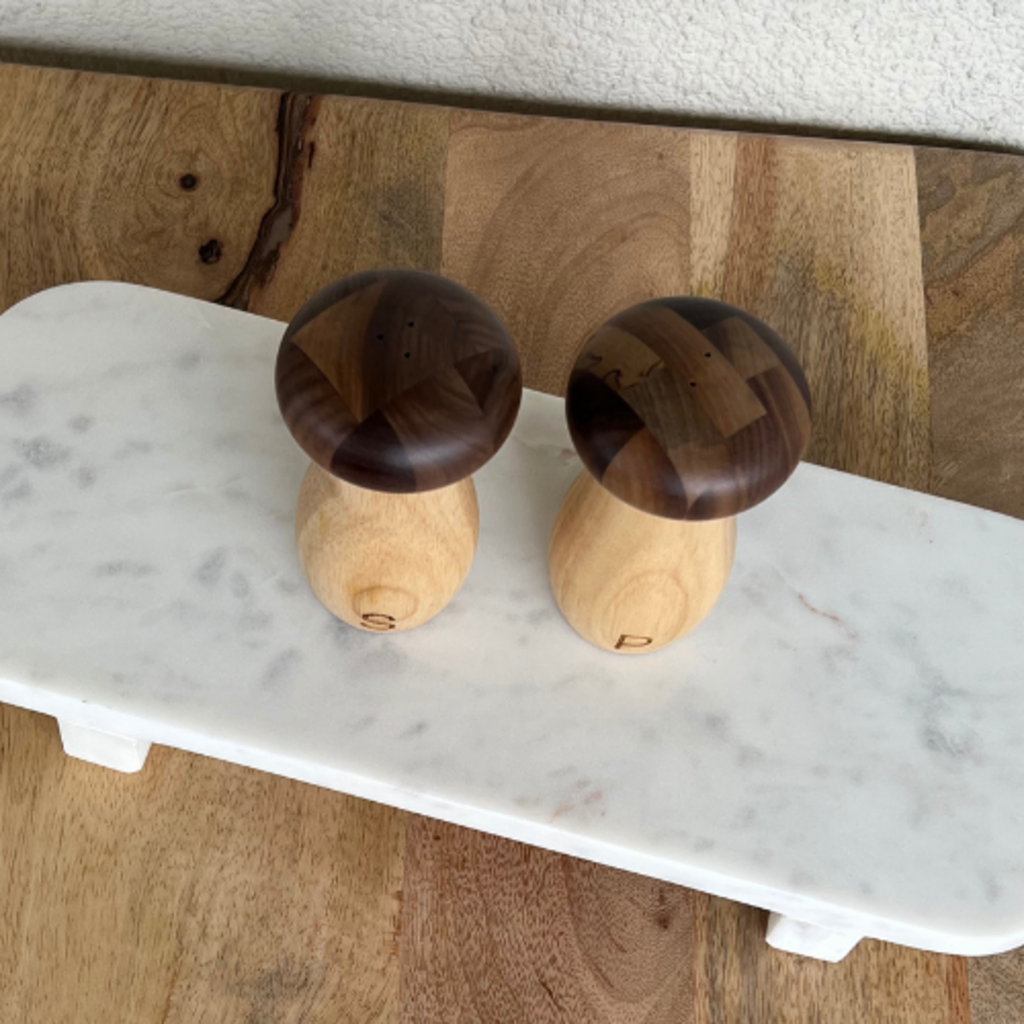 Mushroom-shaped Salt and Pepper Shakers