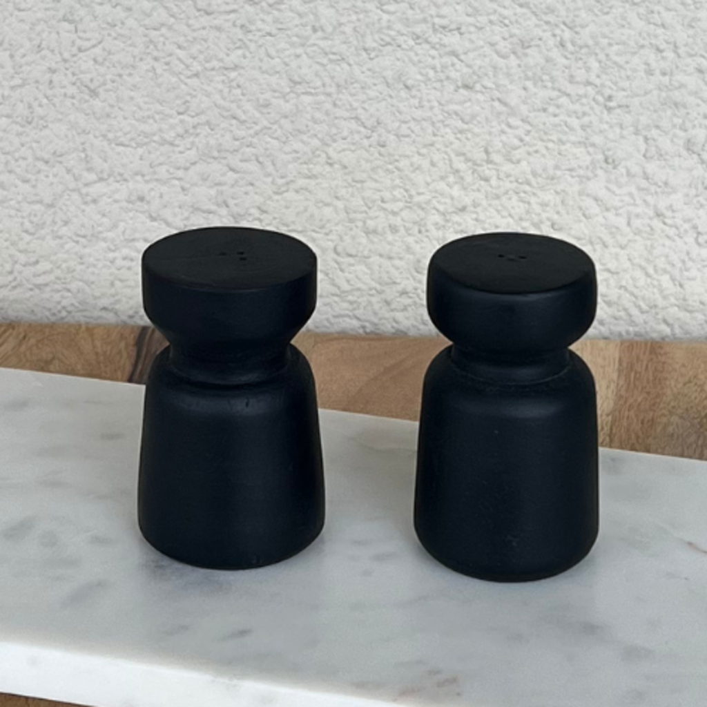 Mango Wood Salt & Pepper Shakers