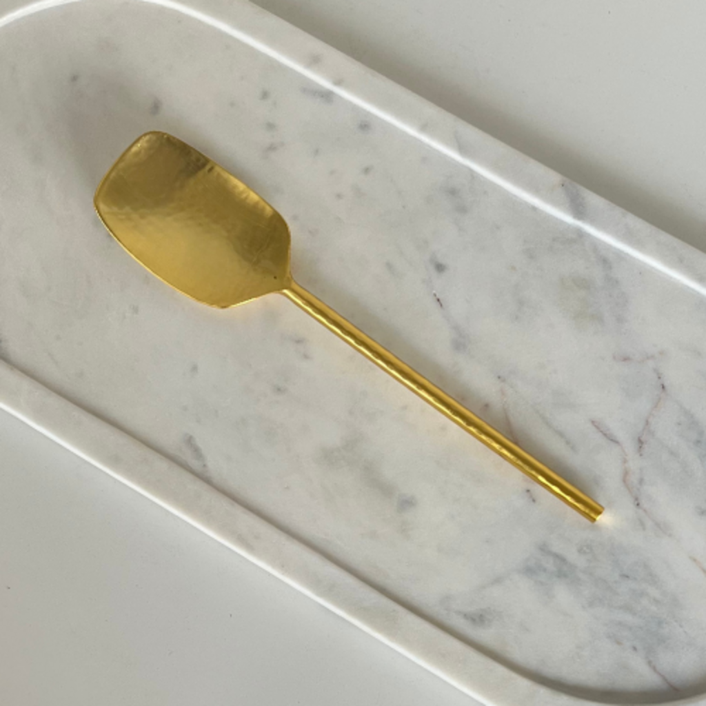 Gold Serving Spoon