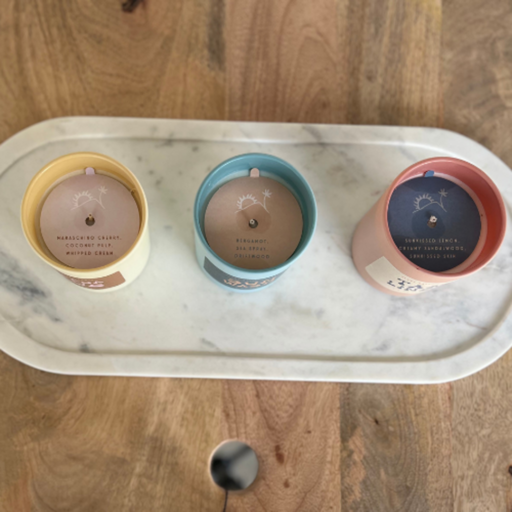 Miscmatch Glass Candles