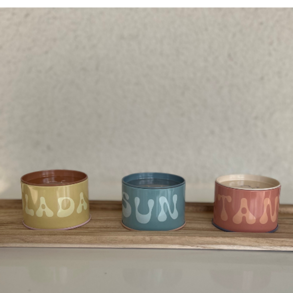 Miscmatch Tin Candles