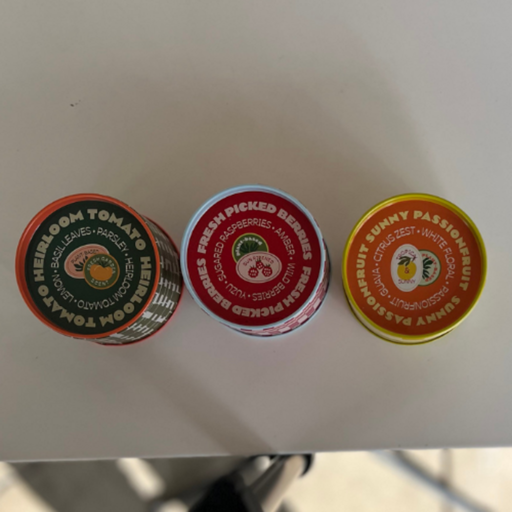 Miscmatch Tin Candles