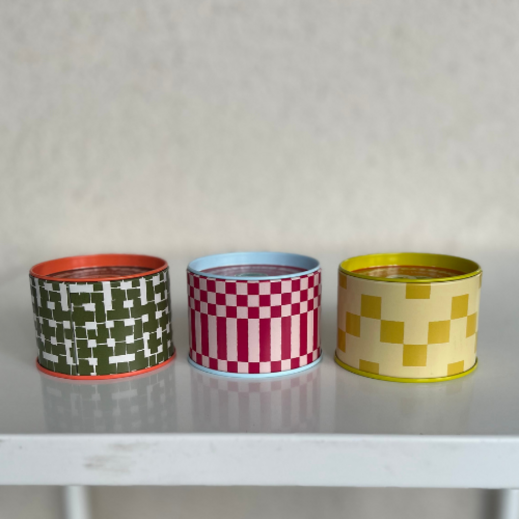 Miscmatch Farmers Market Tin Candles