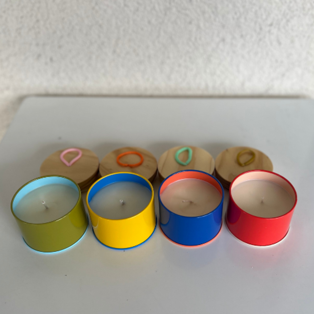 Colorblock Under the Sun Candles