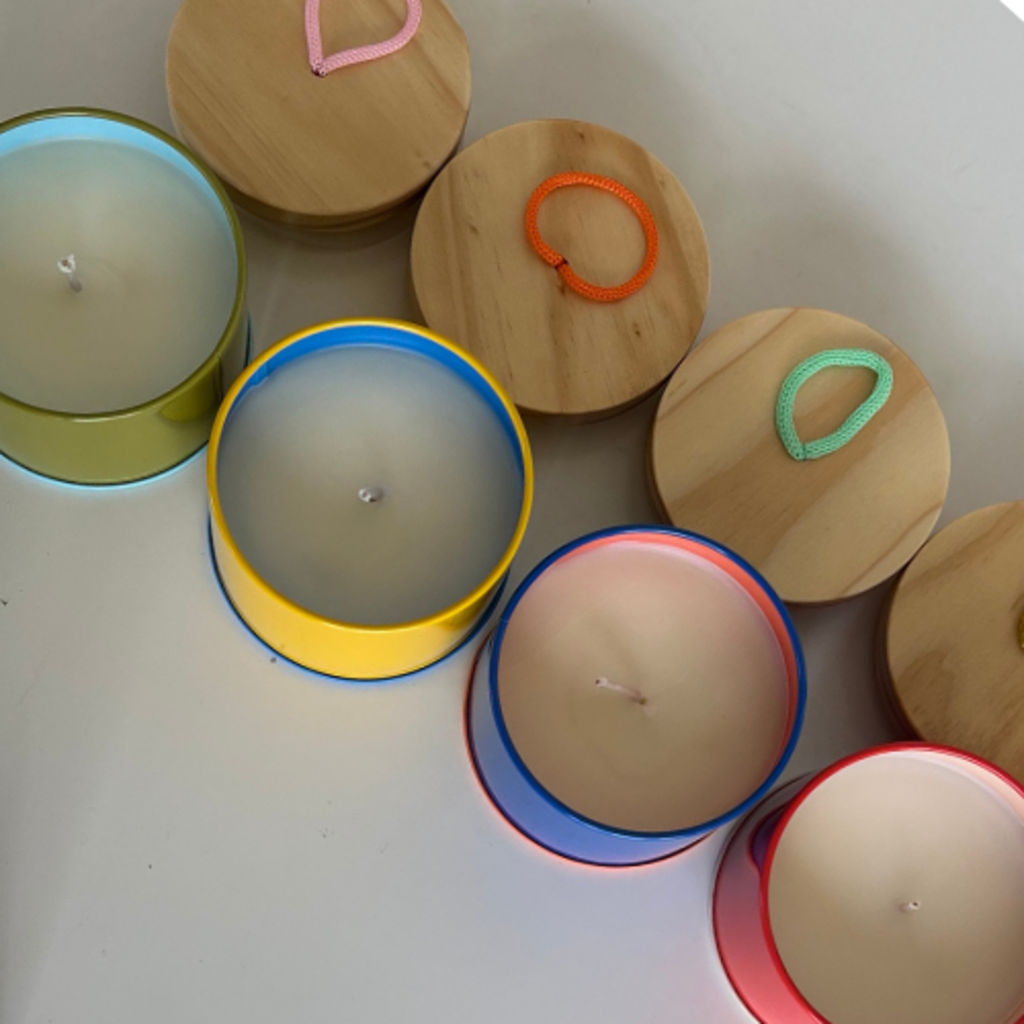 Colorblock Under the Sun Candles