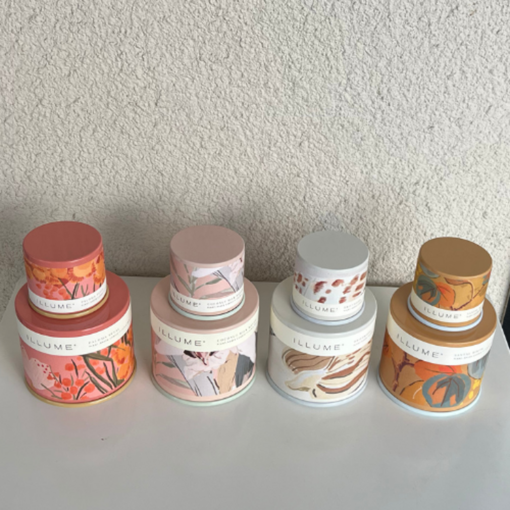 Vanity Tin Candles