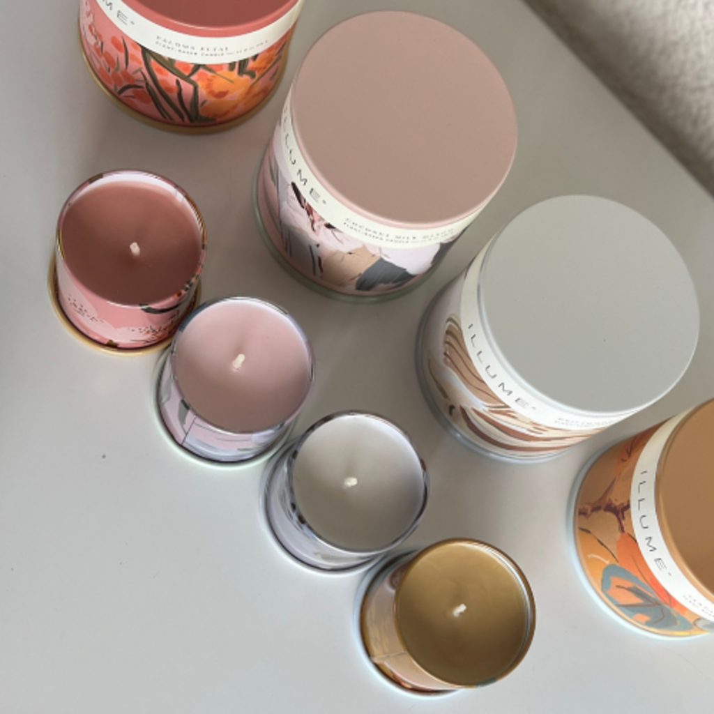 Vanity Tin Candles