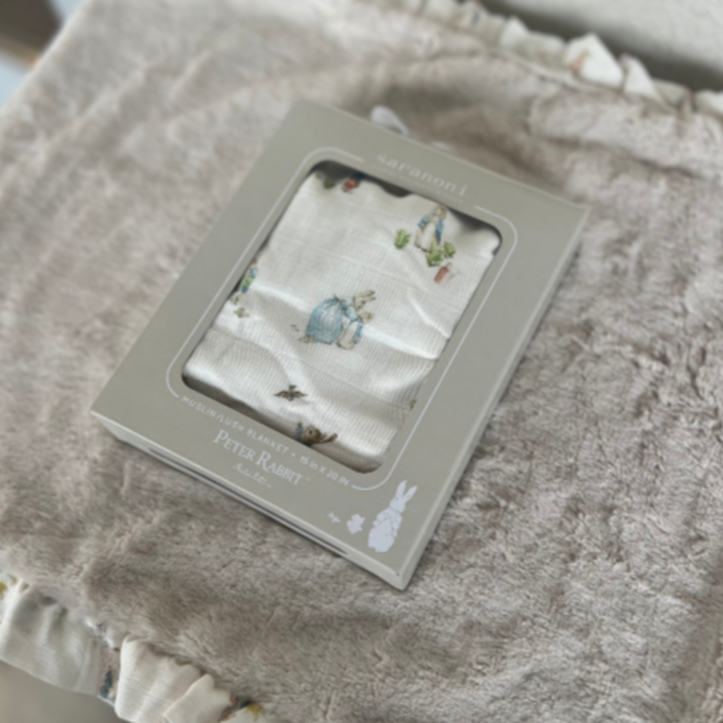 Peter Rabbit Lush Blanket (Boy)