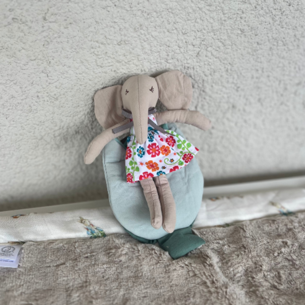 Mini Animal in Flower Bag Blue