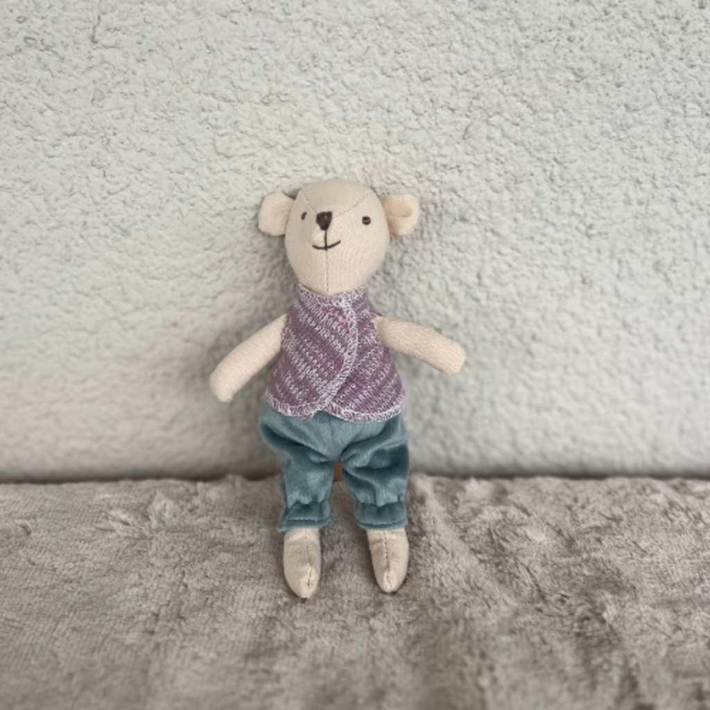 Mini Animal Bear in Vest