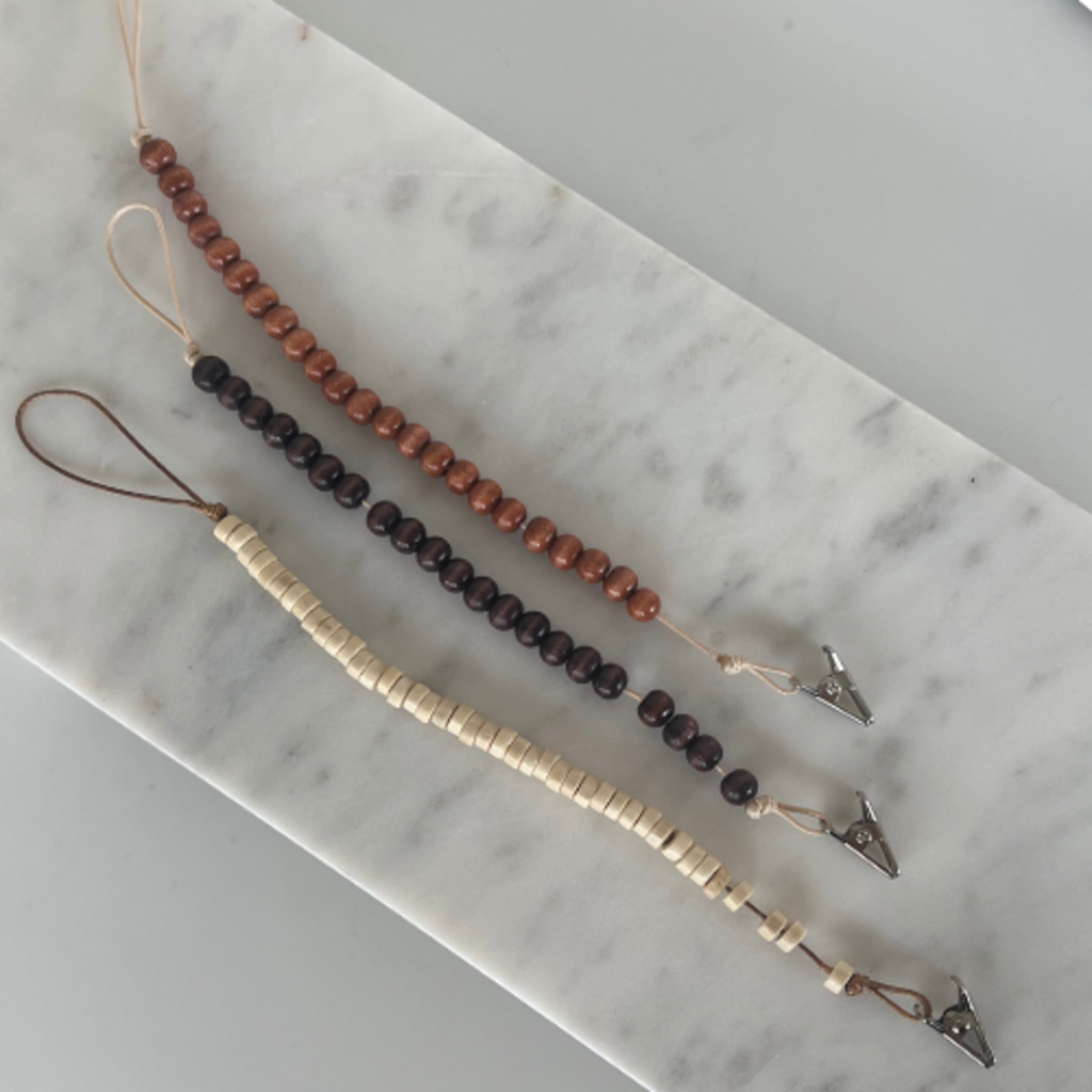 Beaded Pacifier Clip