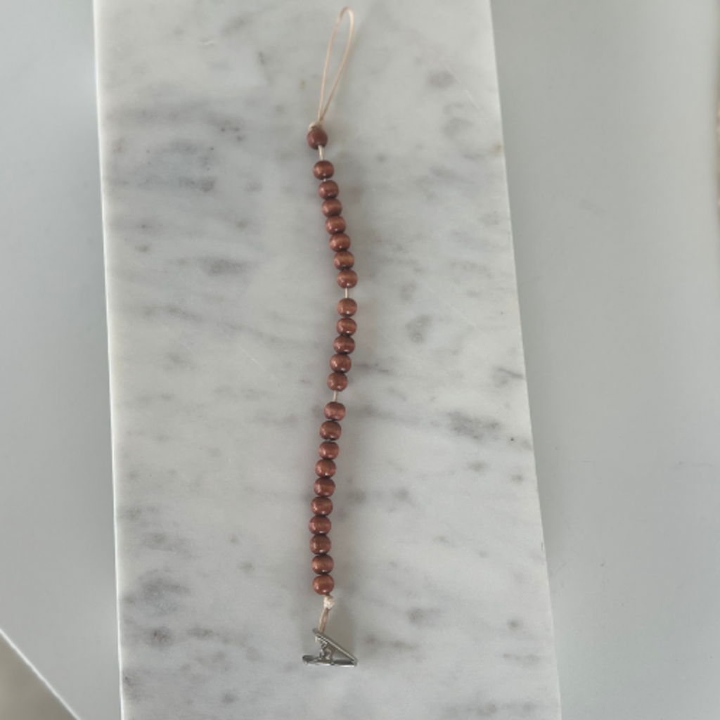 Beaded Pacifier Clip