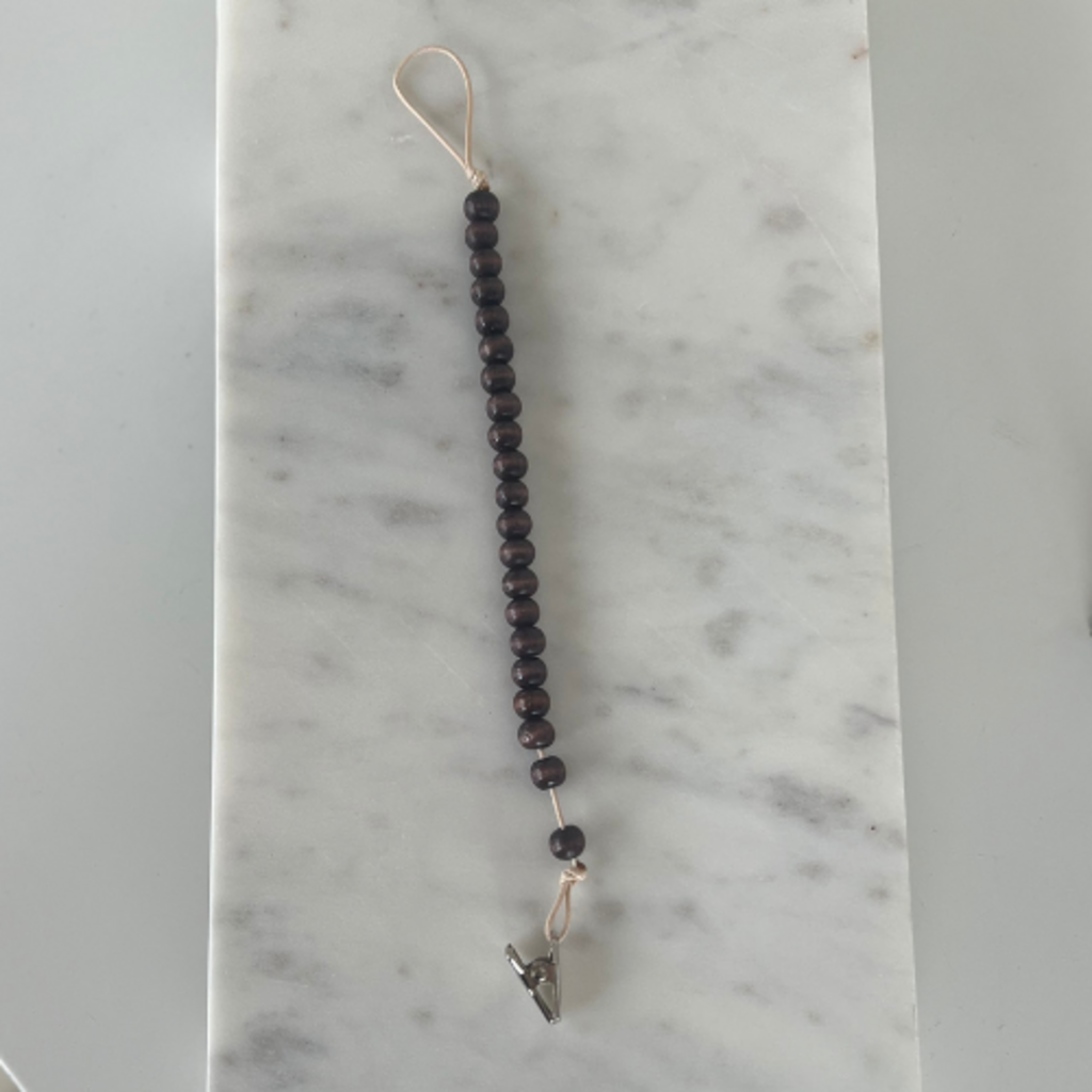 Beaded Pacifier Clip