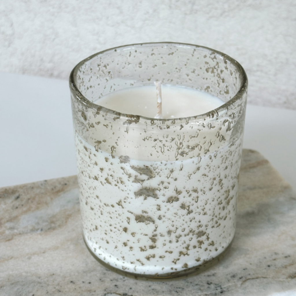 Speckled Glass Candles