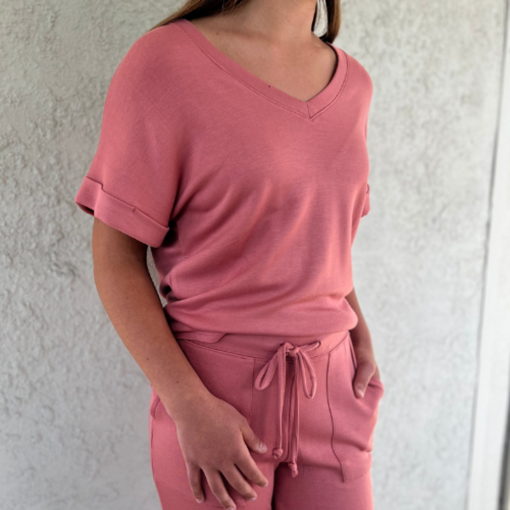 Puredream V-Neck Lounge Set