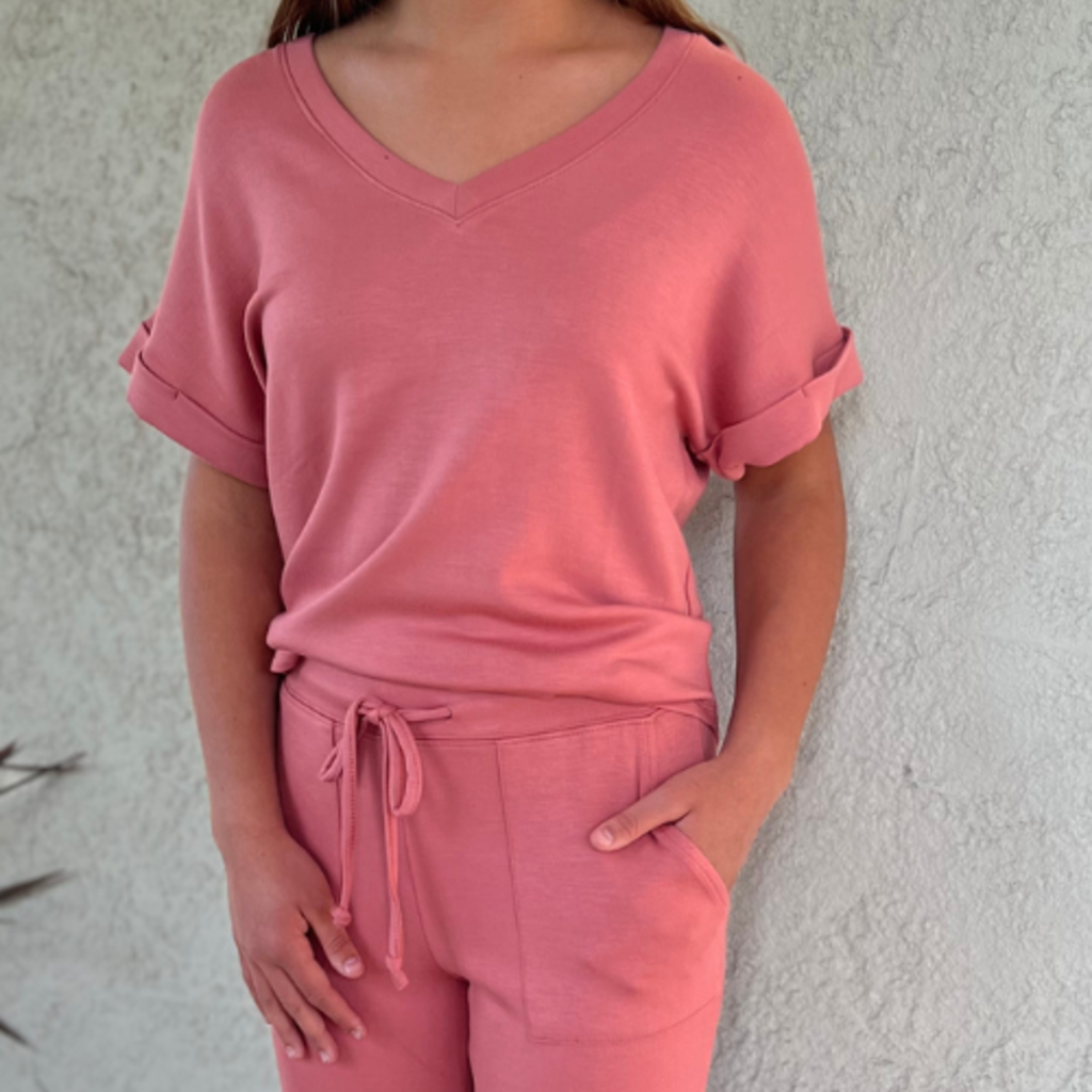 Puredream V-Neck Lounge Set