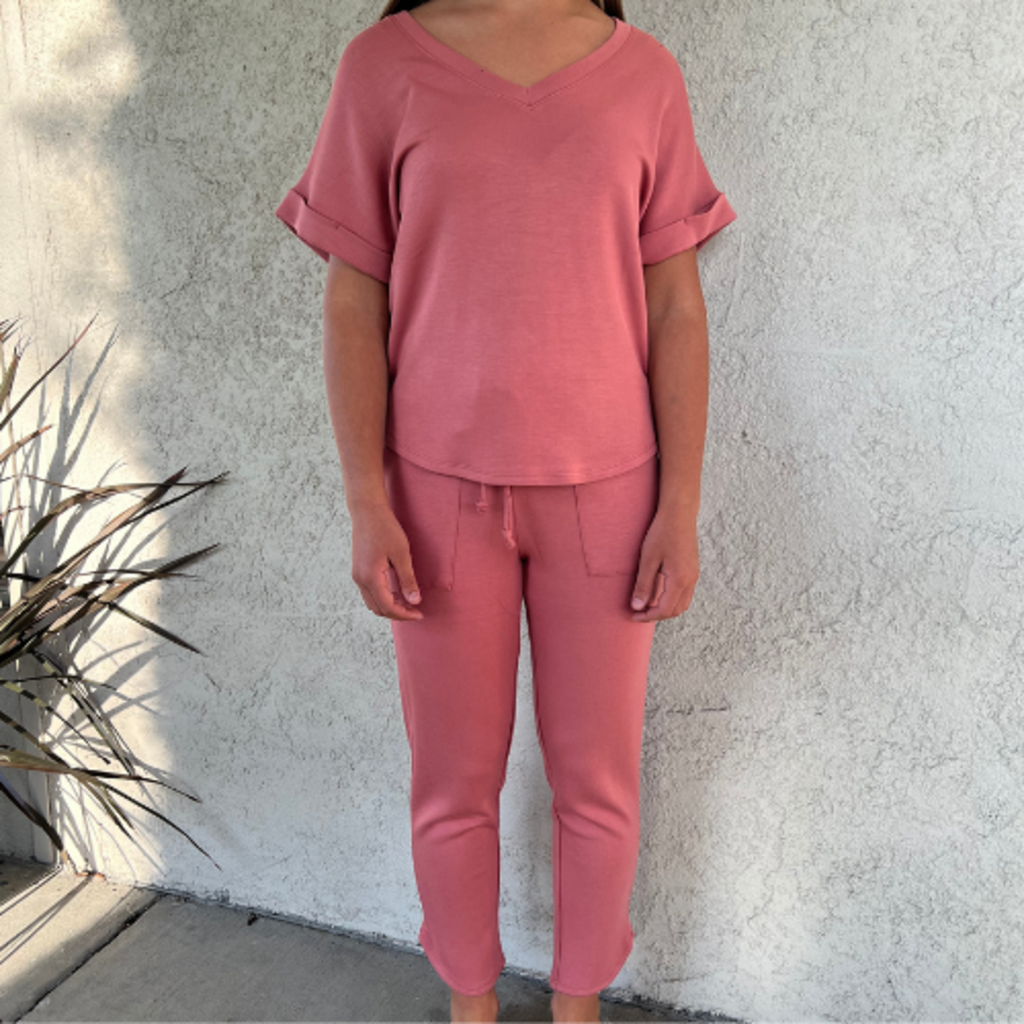 Puredream V-Neck Lounge Set