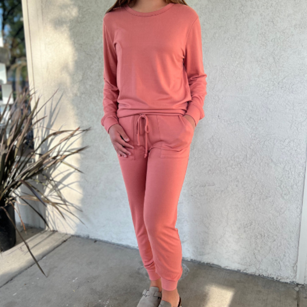 Dream Jersey Crew Neck Lounge Set