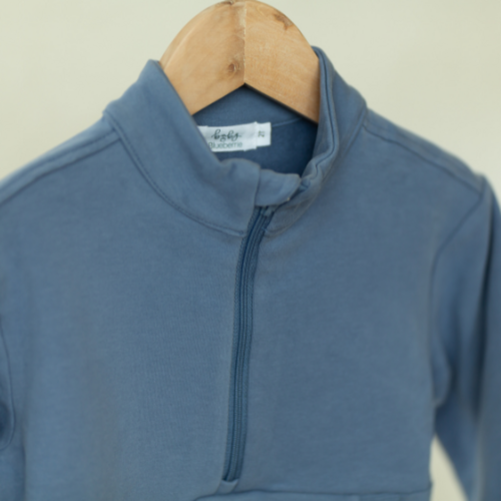 Half Zip Sweatshirt Blue