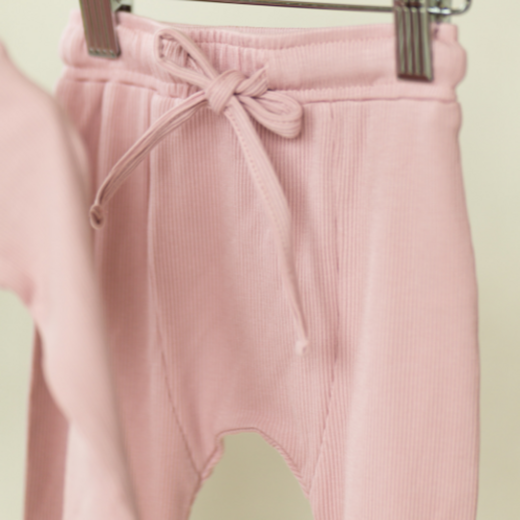 Ribbed Bamboo Set Pink