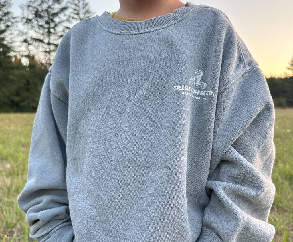 YOUTH TRIBE CREW DENIM MEDIUM