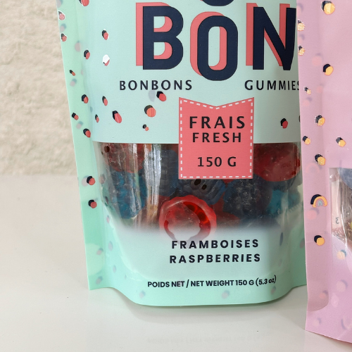 RASPBERRIES BON BON CANDY