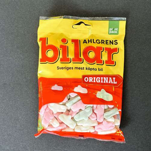 bilar candy in a bag