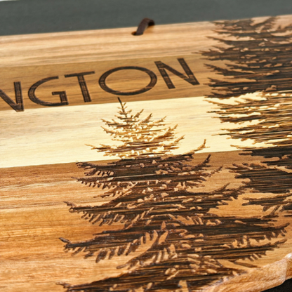 Washington State Tree Cutting Board