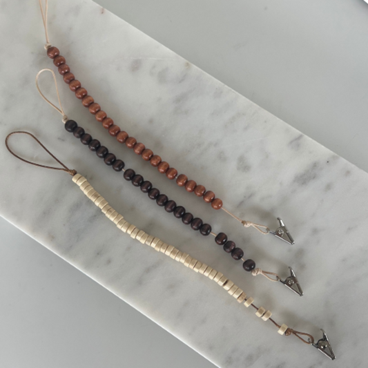 Beaded Pacifier Clip