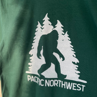 Sasquatch Tee Green