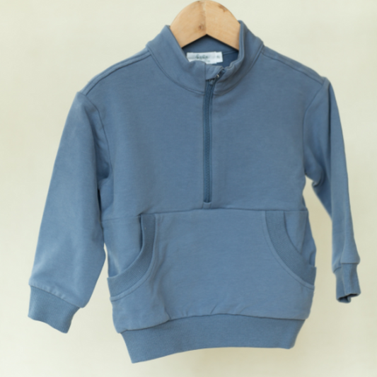 Half Zip Sweatshirt Blue