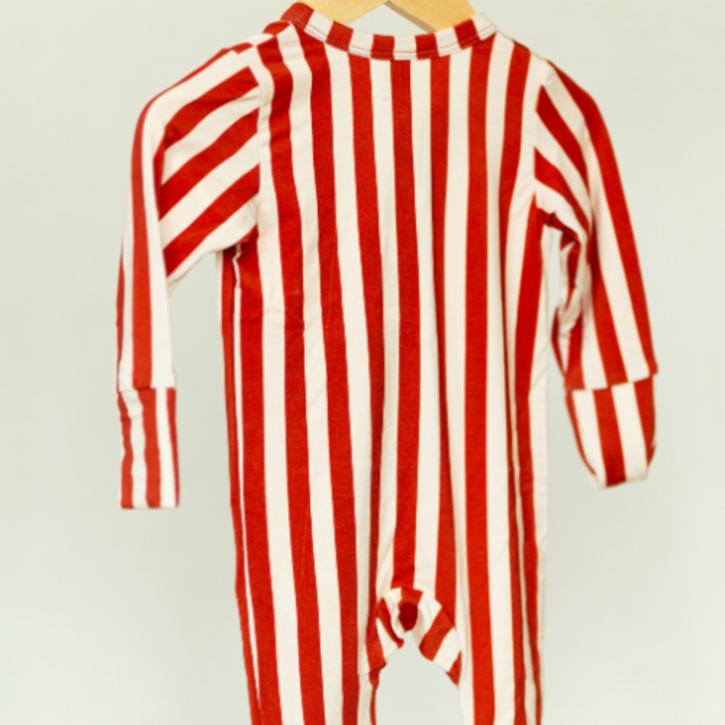 Striped Bamboo Zippy Red