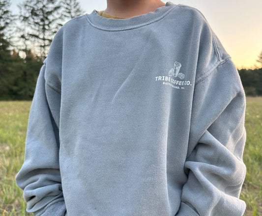 YOUTH TRIBE CREW DENIM MEDIUM